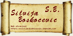 Silvija Boškoćević vizit kartica